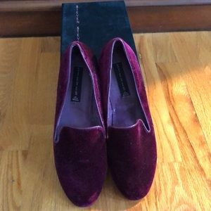 Steve Madden velvet loafers
